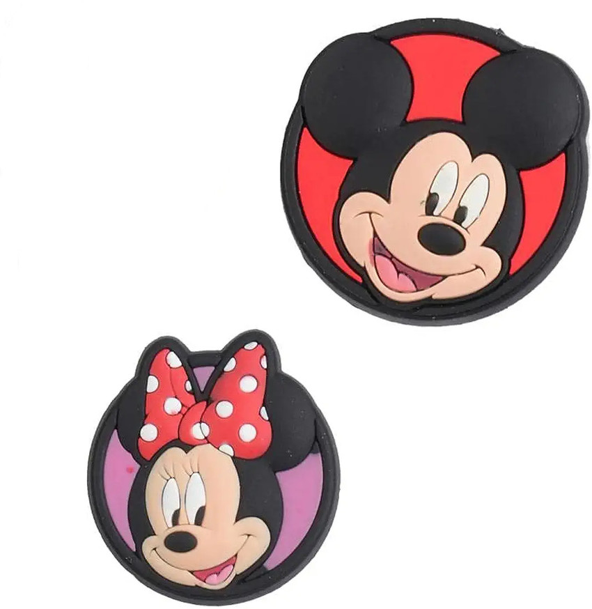 Jibbitz Pack Of 2 Mickey And Minnie Mouse Jibbitz Charm For Croc