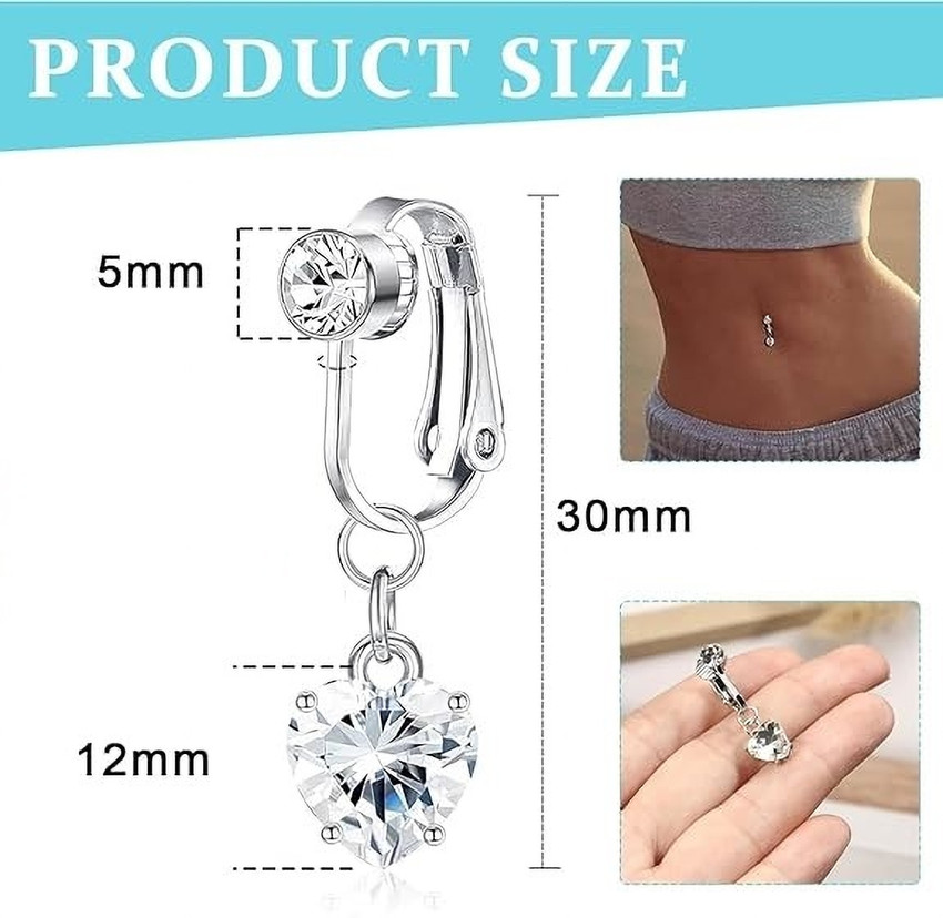 Fake belly button piercing hotsell