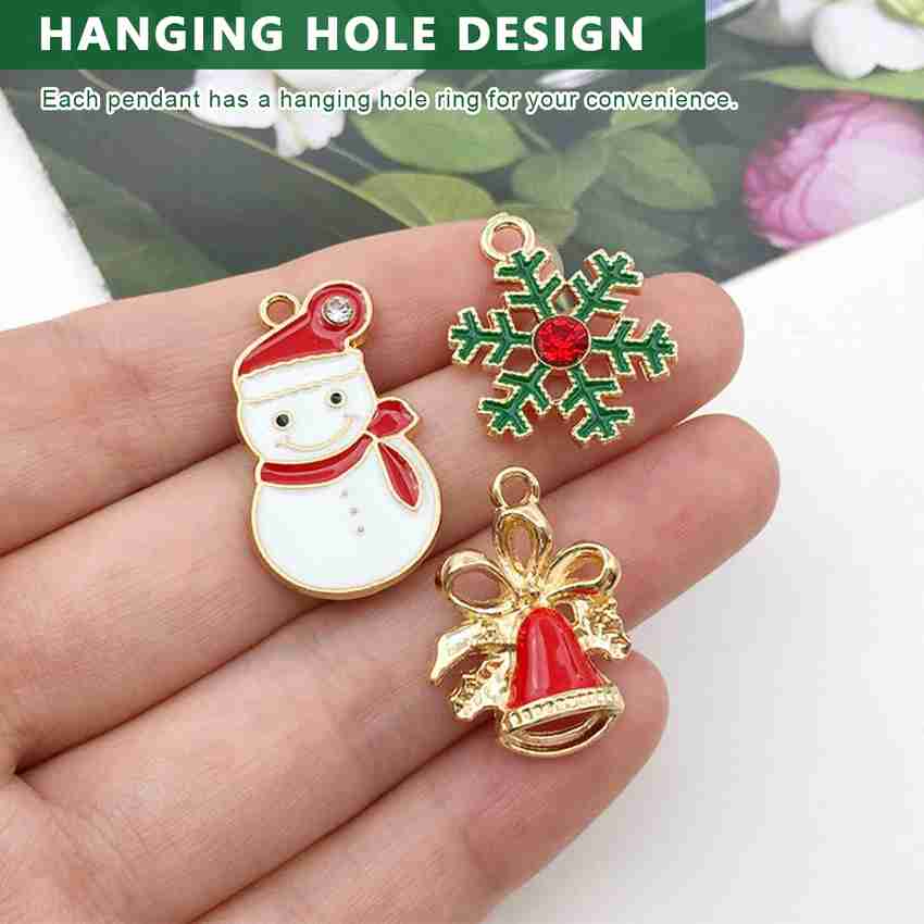 Christmas charms for earrings top