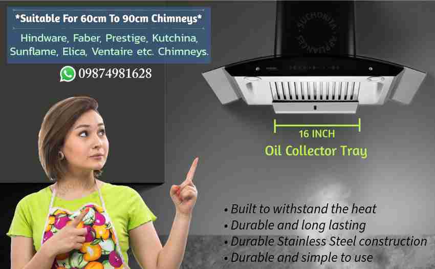 Sunflame chimney oil collector tray new arrivals