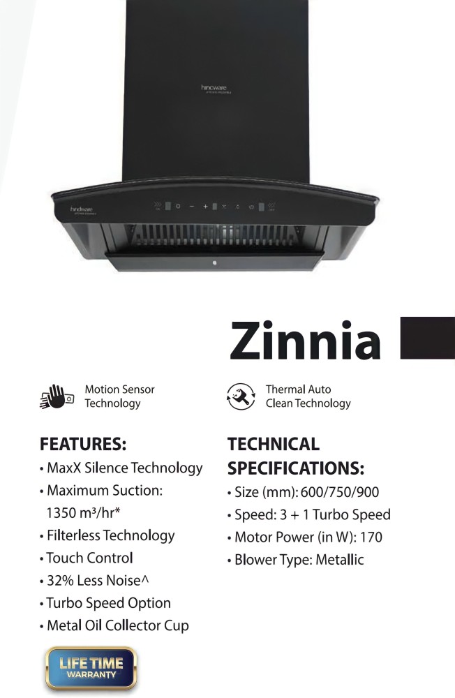 Zinnia hindware deals chimney