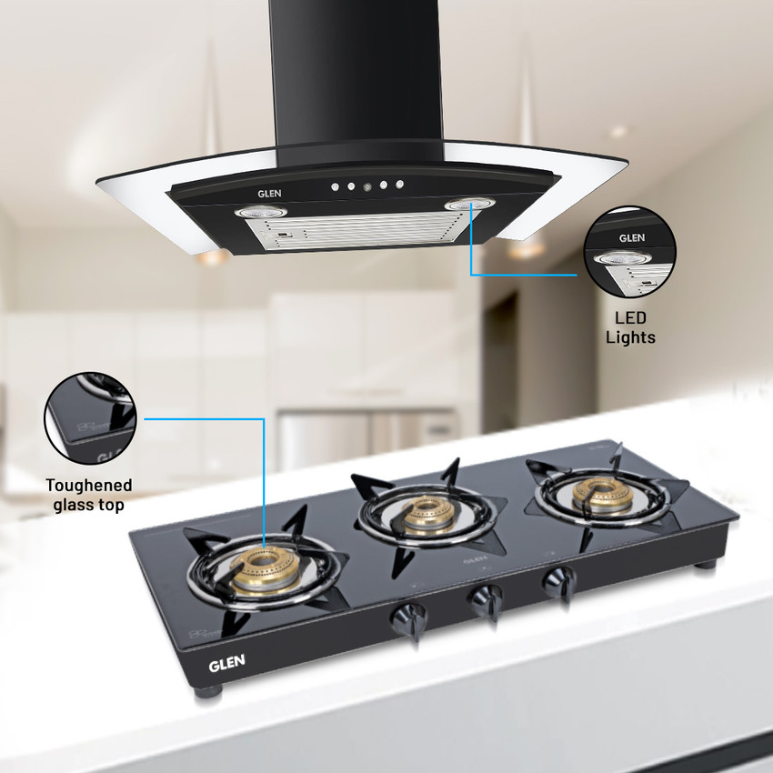 Glen Chimney Miso BLK 60 LPG Stove 1030 Wall Mounted Black 1000 CMH Chimney Price in India Buy Glen Chimney Miso BLK 60 LPG Stove 1030 Wall Mounted Black 1000 CMH Chimney online at Flipkart