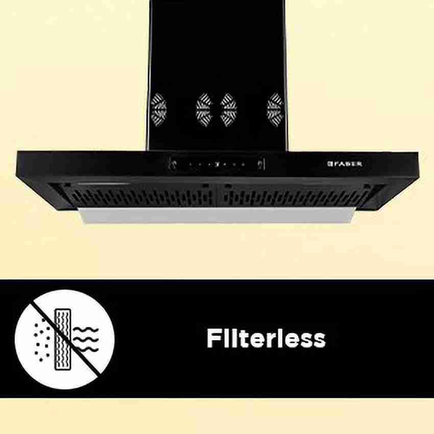 FABER HOOD BONITO 3D IND HC SC FL BK 90 Auto Clean Wall Mounted