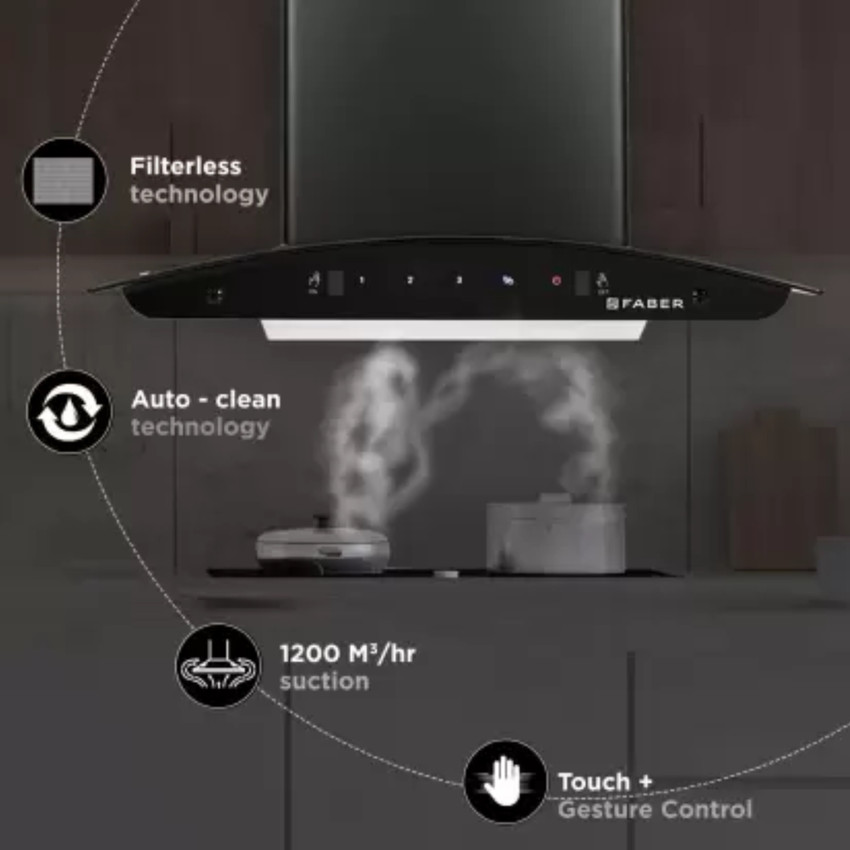 Faber self cleaning chimney on sale