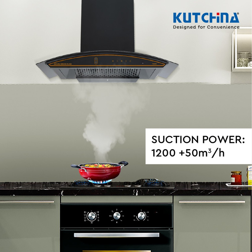 Kutchina Virgose DLX 90 Auto Clean Wall Mounted Chimney Price in