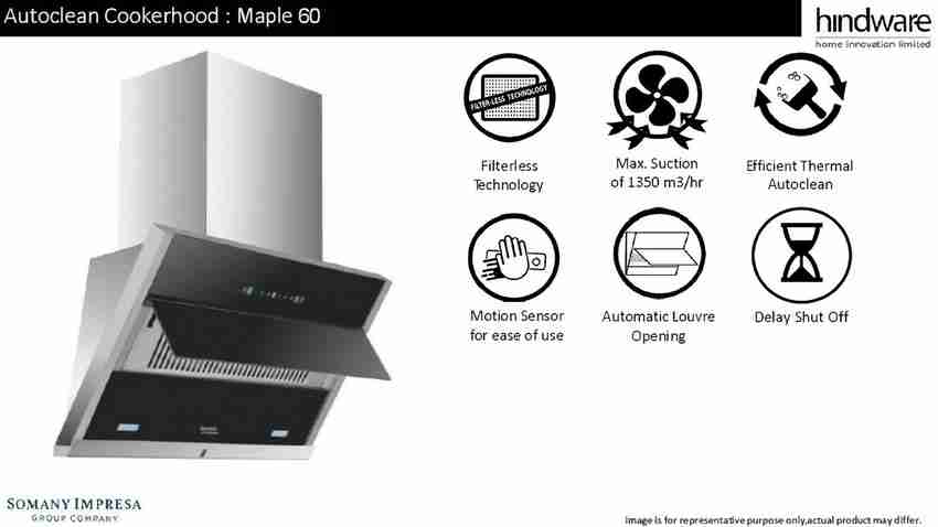 Hindware MAPLE 60CM 1350 CMH WITH MOTION SENSOR AND
