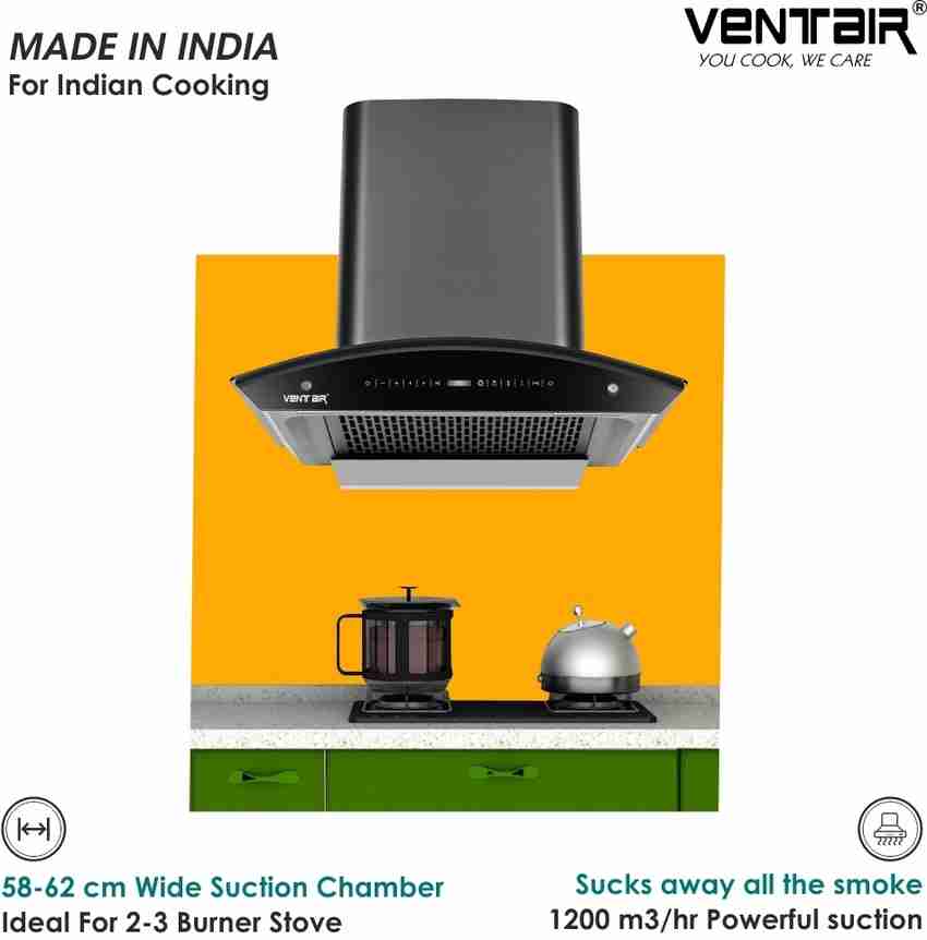 1200CMH Smart Type Buy hindware Chromia 60cm 1200m3 hr Ducted Auto Clean Wall Mounted