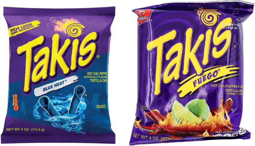 Takis Variety Pack, Fuego and Blue Heat With Hot Chilli Papper Limited  Edition Tortillas Price in India - Buy Takis Variety Pack, Fuego and Blue  Heat With Hot Chilli Papper Limited Edition