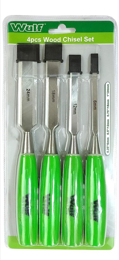 4 piece wood chisel set hot sale