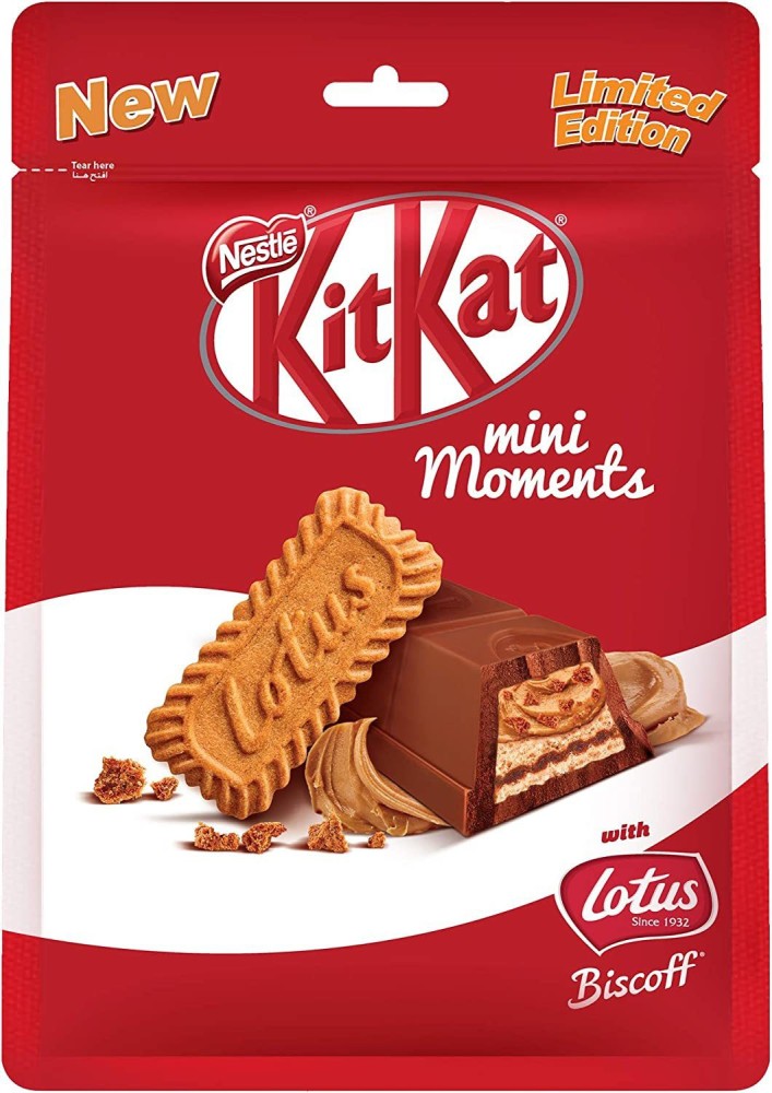 Nestlé launches exclusive KitKat Lotus Biscoff Snacking Bag