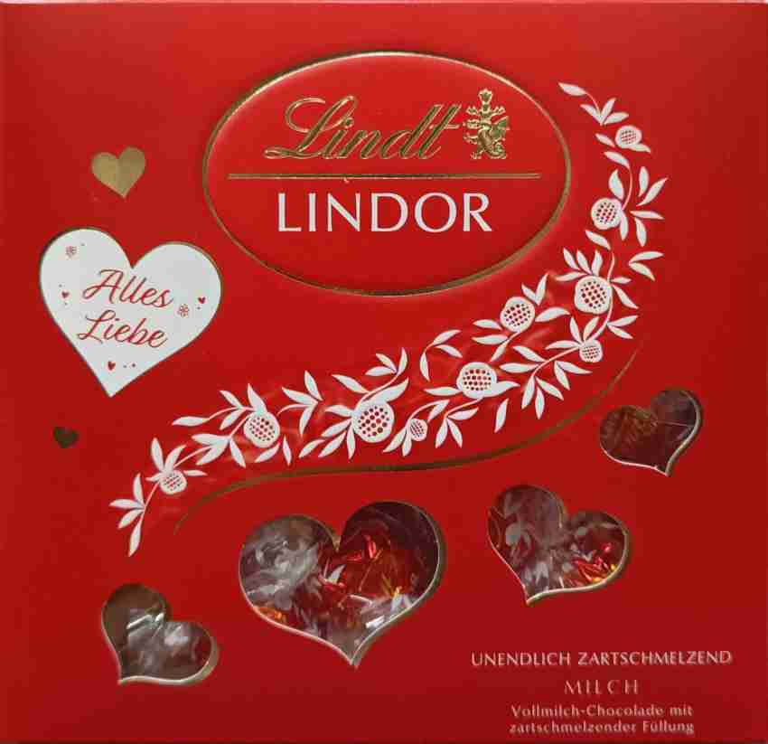 Lindt LINDOR Milk Chocolate Candy Truffles, Valentine's Day