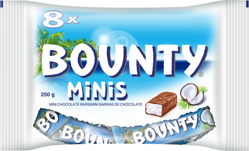 Mini barre de chocolat lait Bounty 150 g - Kibo