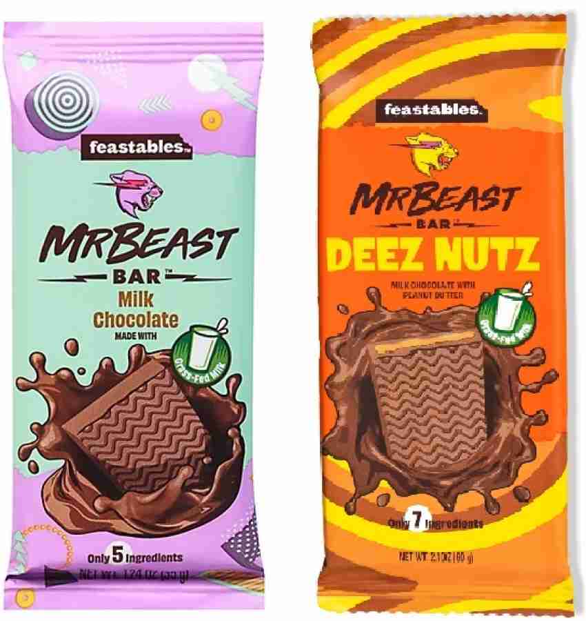  Feastables MrBeast Variety Pack Chocolate Bars