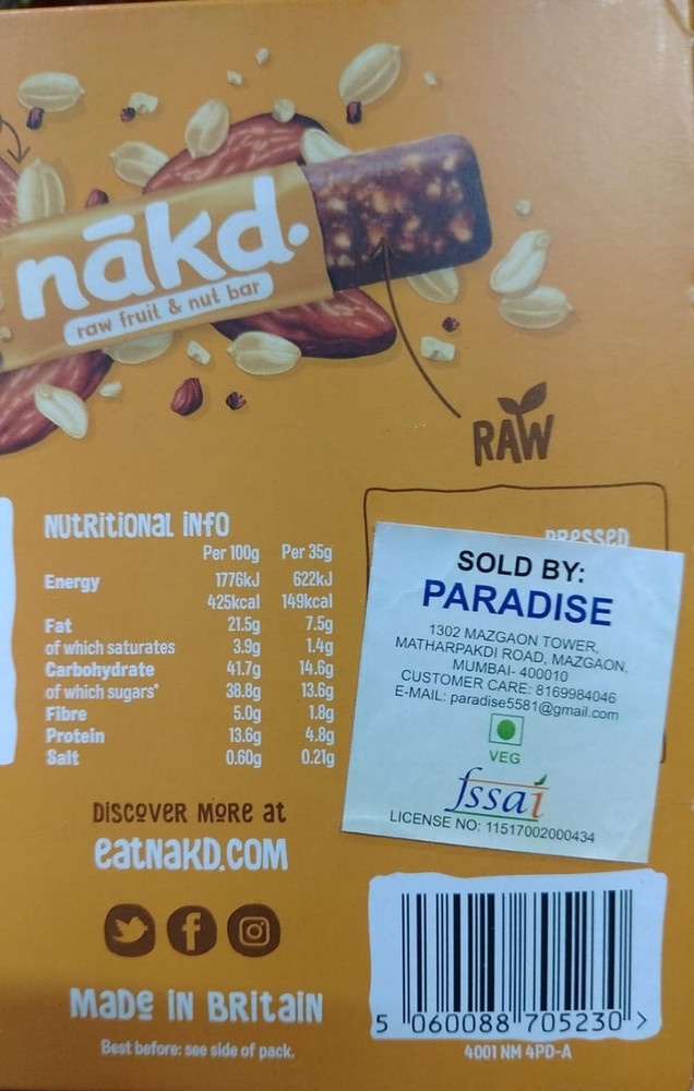 nakd peanut