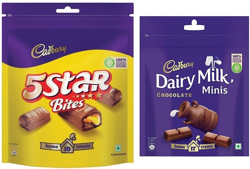 Cadbury 5 Star Chocolate & Milk Chocolate Bars Price in India