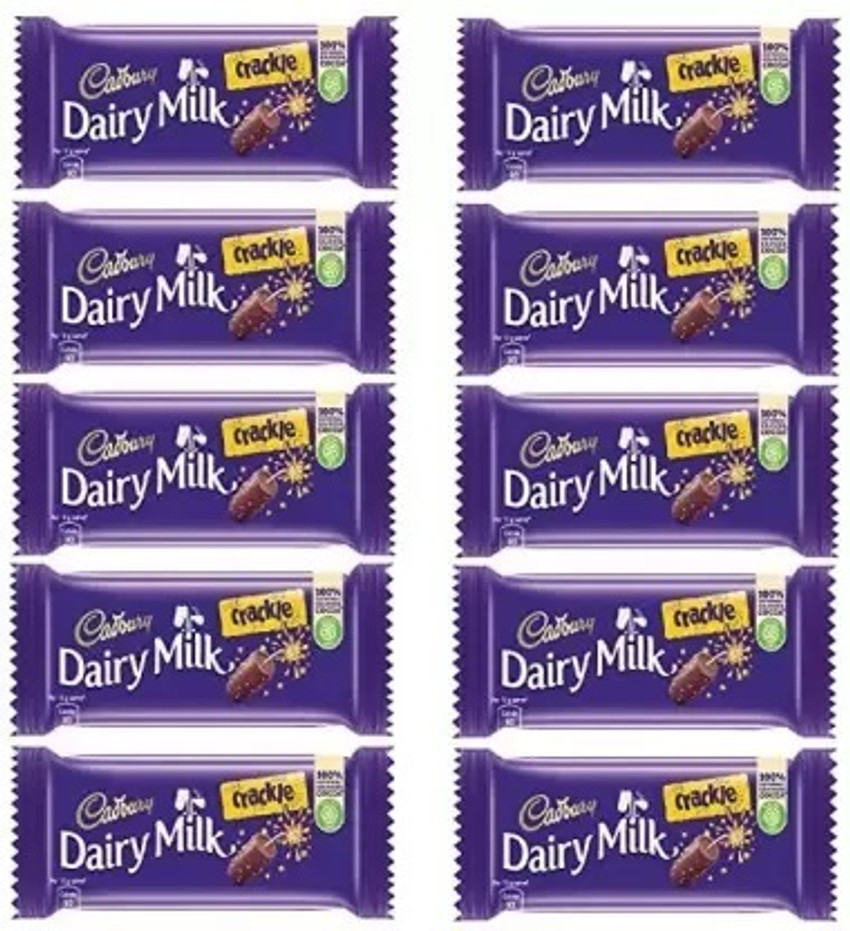 Cadbury Dairy Milk Crackle Chocolate Bar, 36 G, 53 OFF