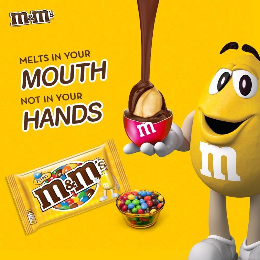 Buy M&M Peanut Single Chocolate Bite - Pack of 10 Online @ Tata