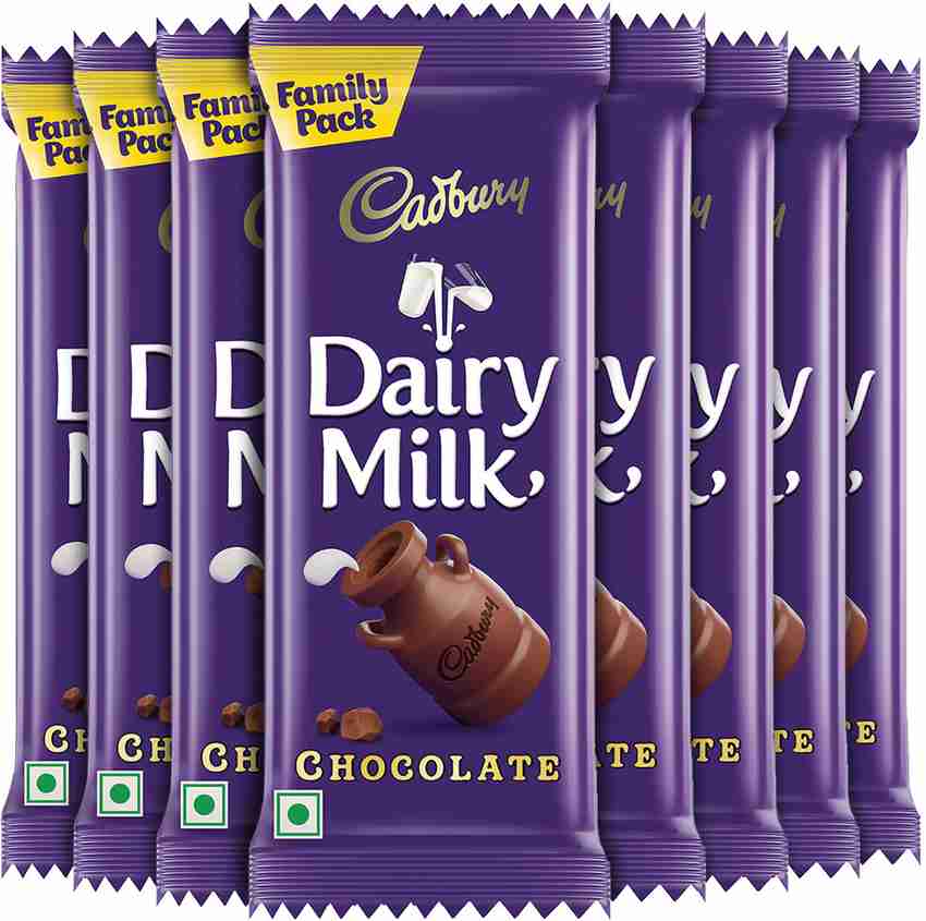 Cadbury Dairy Milk Chocolate Family Pack Bars Price in India Buy Cadbury Dairy Milk Chocolate Family Pack Bars online at Flipkart