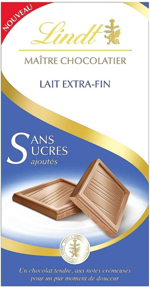 Chocolat lait extra-fin - Lindt - 100 g