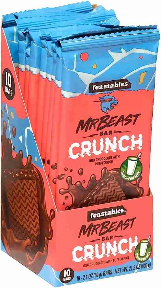 Feastables Mr Beast Bar Original Chocolate 60g (1 Per Customer