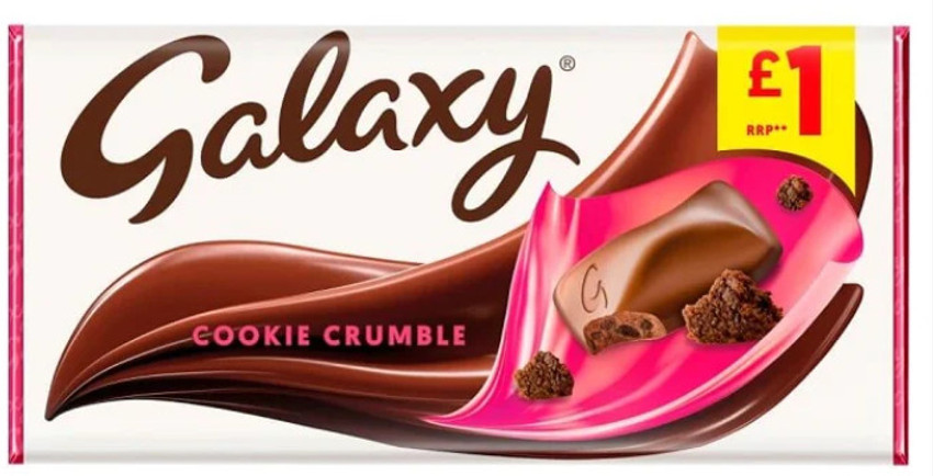 Galaxy cookie crumble sale