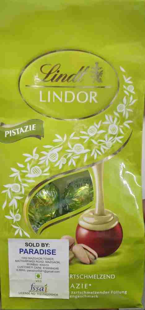  Lindt Lindor balls pistachio 137g (pack of 2