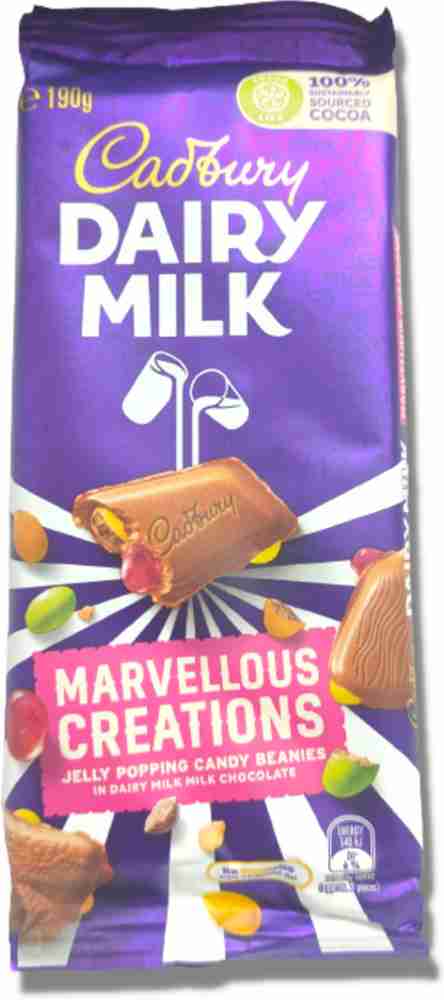 Diary Milk Chocolate Bars from Cadbury - Oreo / Daim / Marvellous Creations