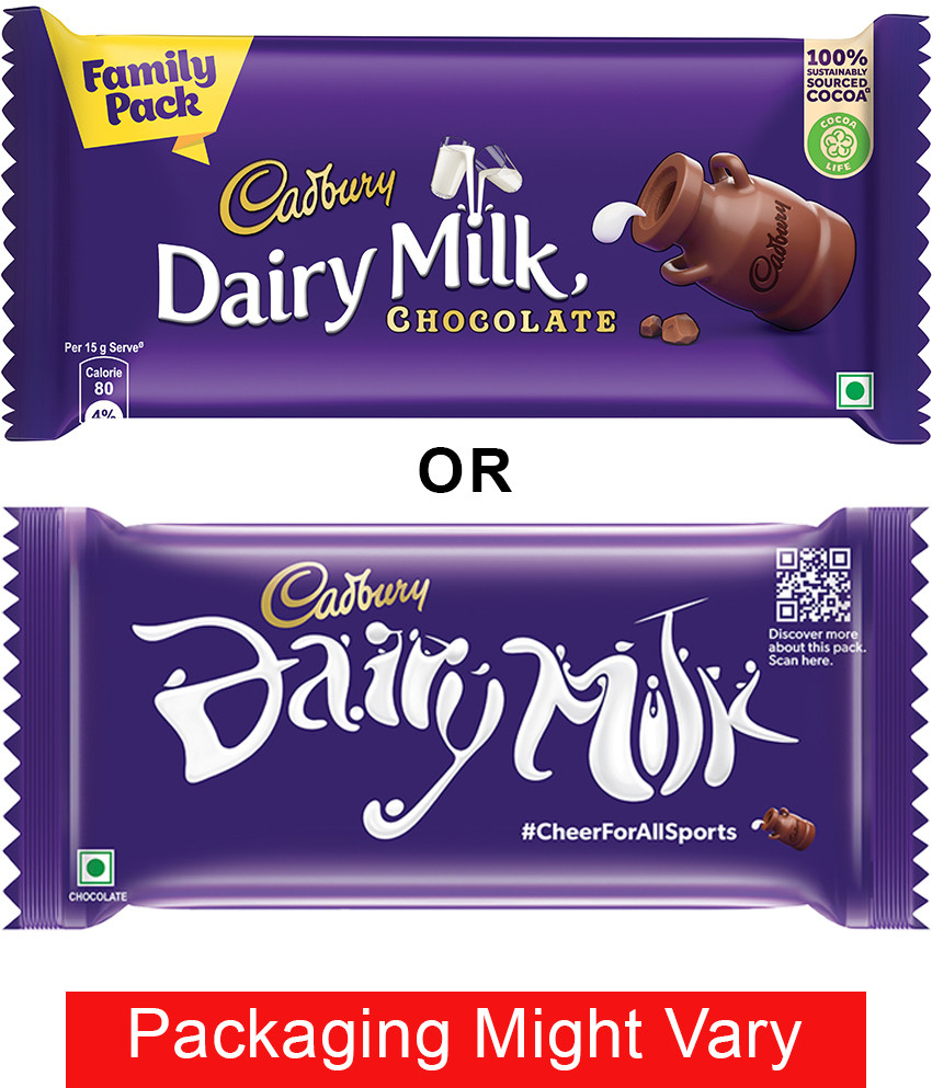 Vanilla Brown Cadbury Dairy Milk Family Pack Chocolate,