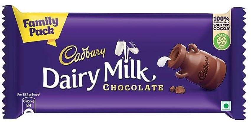 Cadbury Dairy Milk Chocolate Bar Family Pack Bars Price in India - Buy  Cadbury Dairy Milk Chocolate Bar Family Pack Bars online at