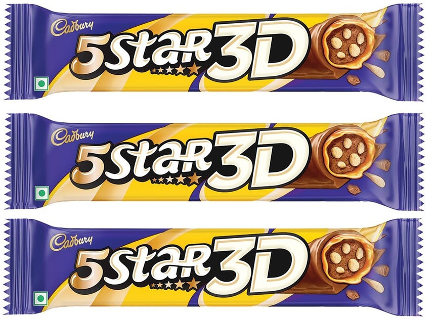 Cadbury 5 Star 3D Chocolate Bar Bars Price in India Buy Cadbury 5 Star 3D Chocolate Bar Bars online at Flipkart