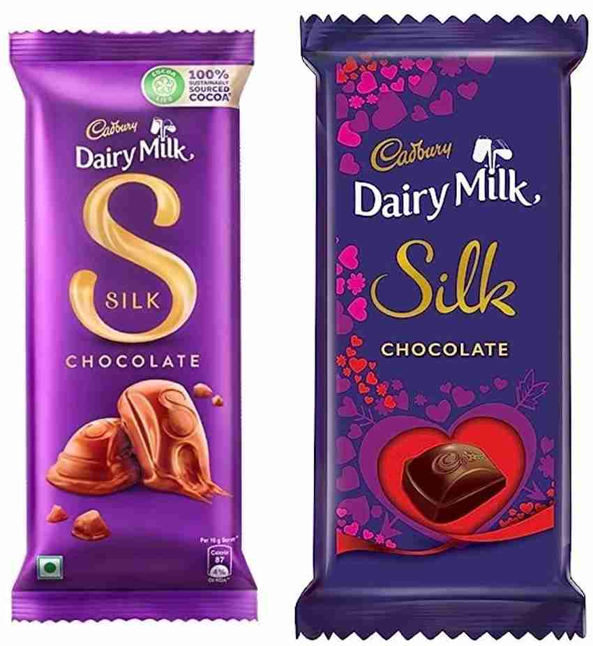 Cadbury Dairy Milk Silk Bubbly Valentine Chocolate Bars (6