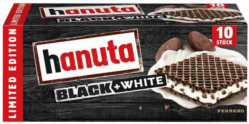 White Hanuta Wafer White Wafer at Ferrero in Buy India Ferrero Black Bites & Hanuta Bites Price & - Black online