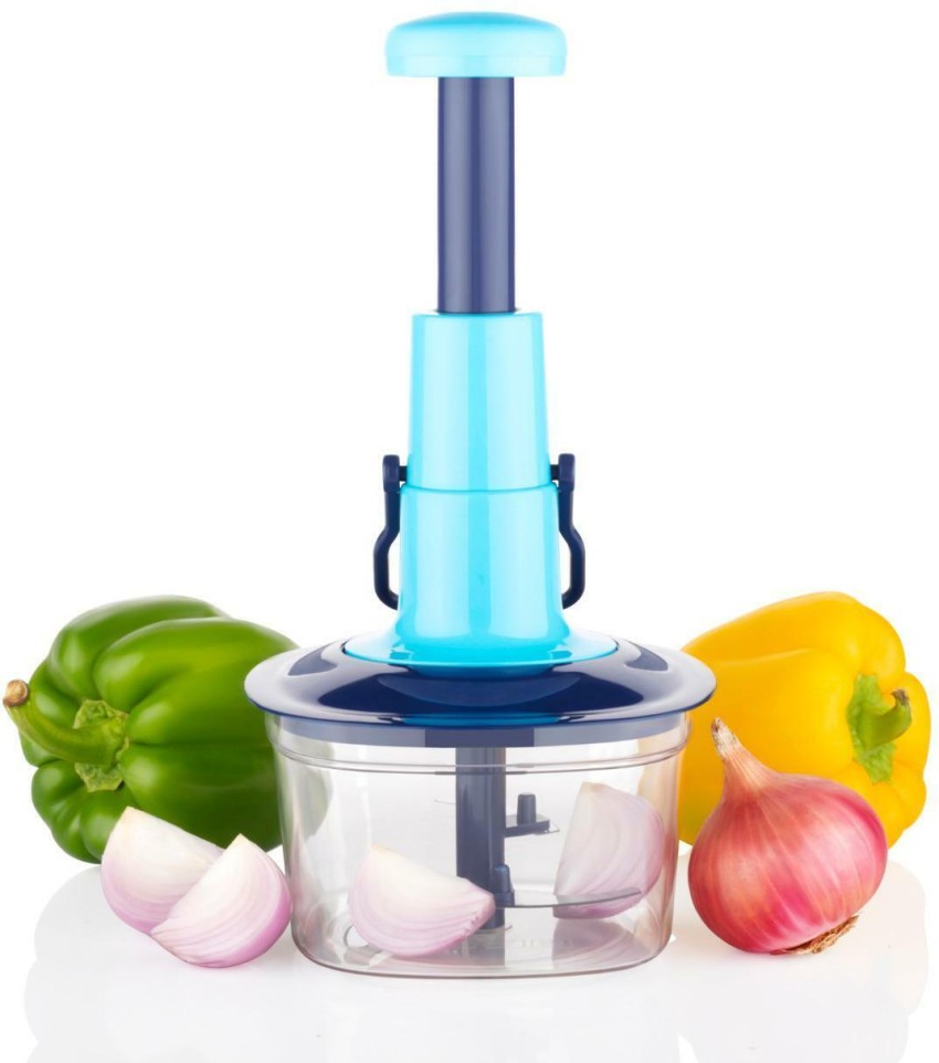 Compact & Powerful Hand Held Vegetable Chopper (650 ml) (Easy Spin