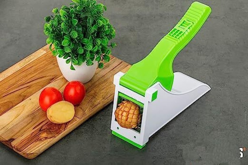 HASHONE Plastic French Fry Chipser, Potato Chipser/Potato Slicer Vegetable  & Fruit Chopper