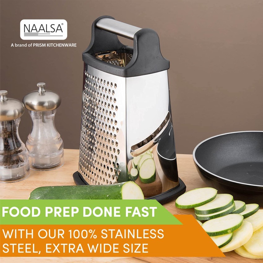 Buy NAALSA TOKYO 4 Side Steel Grater Vegetable Chopper Slicer