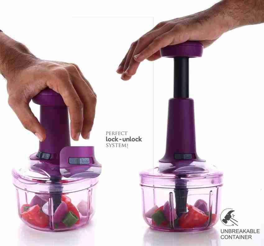Buy OLIX 2IN1 7X BLADES Push Chopper 950ML Online at Best Prices in India -  JioMart.