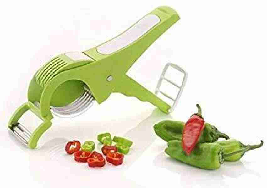  2 in 1 Stainless Steel 5 Blade Vegetable Cutter with