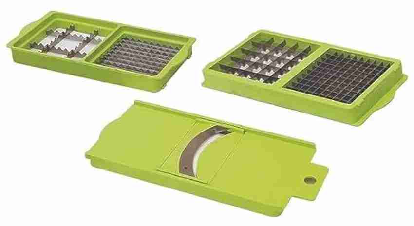 Neer Enterprise 12 in 1 Multipurpose Vegetable & Fruit Cutter Slicer Grater  With Unbreakable Container Vegetable & Fruit Grater & Slicer (1 vegitable  chopper, 1 Vegitable peeler and greeter. (Green) Vegetable Slicer