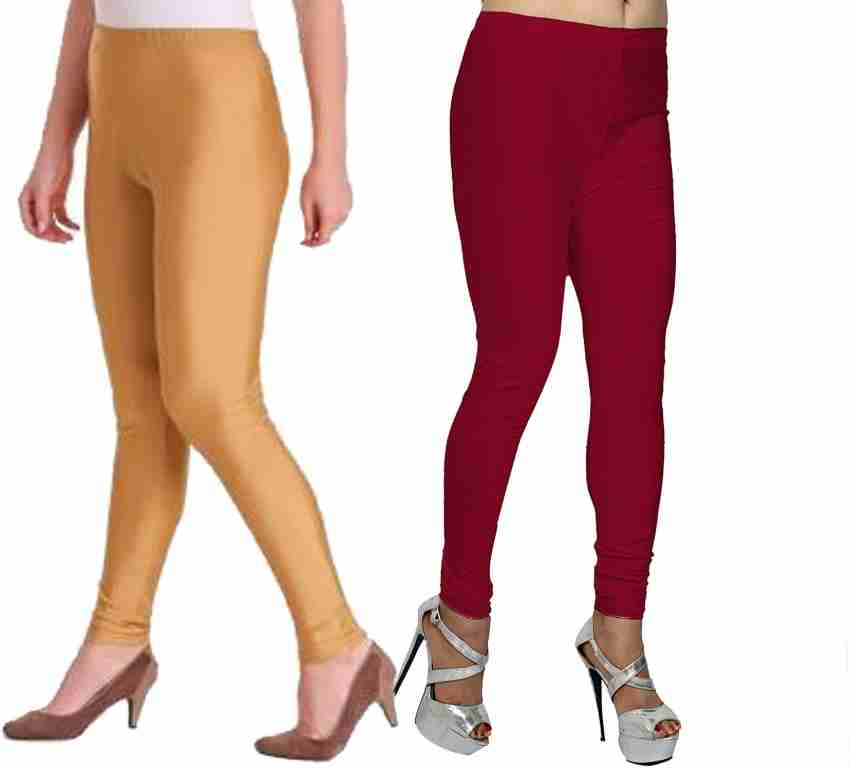 Buy ZAKOD Women's Cotton Lycra Churidar Leggings Stylish Leggings (Pack of  5) Multicolour at