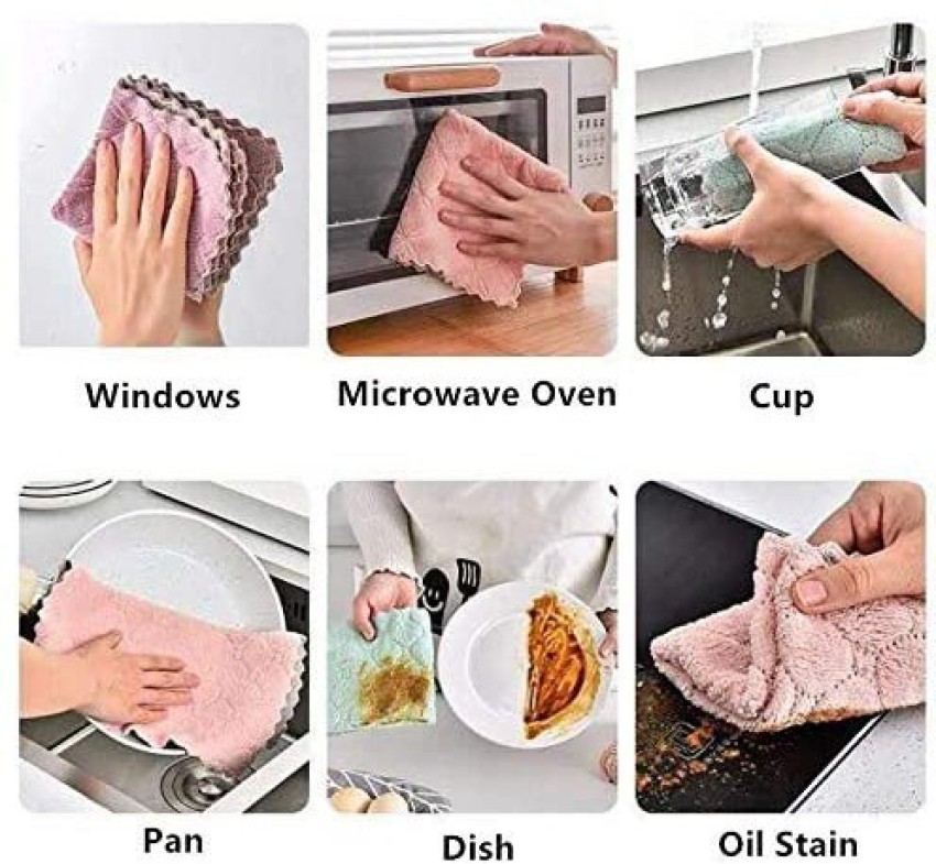 Clothclose Microfiber Dish Cleaning Cloth - Dish Rags Kitchen Cleaning