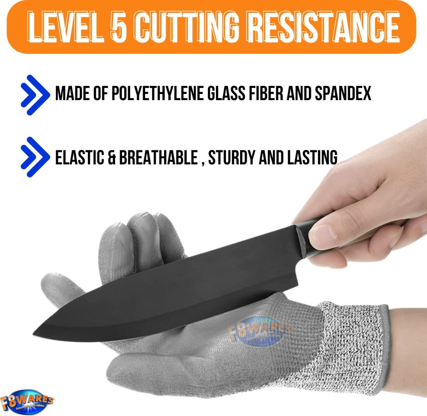 Glassfiber Material Kitchen Knife Blade Proof Anti-Cut Glove