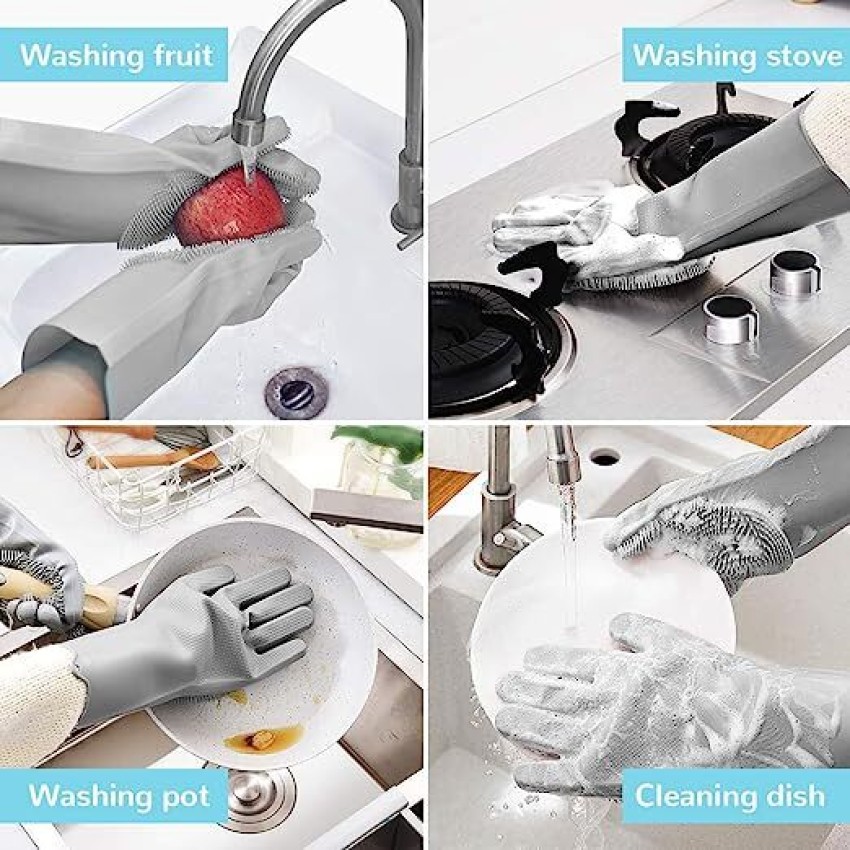 Gloves for washing on sale dishes indian