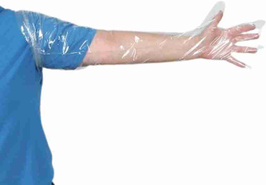 Extra long sale plastic gloves
