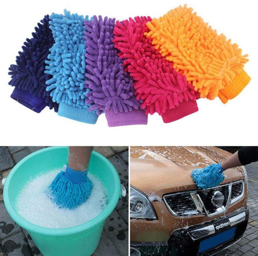 DEVLOK Microfibre Hand Glove Duster for Car/Office/Home