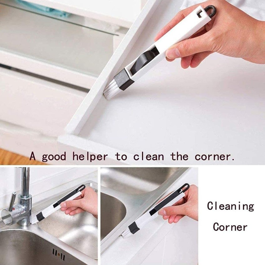 Portable Nylon Plastic Mini Small Cleaning Brush for Window Groove Keyboard  Cleaner Corner Dust Remover Computer