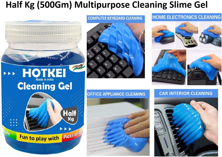 HOTKEI Multipurpose Laptop Pc Computer Keyboard Car Dust Remover Cleaner  Cleaning Slime Gel jelly Kit for Car Interior AC Vent Home Electronics  Remote Laptop Keyboard Cleaner Cleaning Kit for Computers, Gaming, Laptops