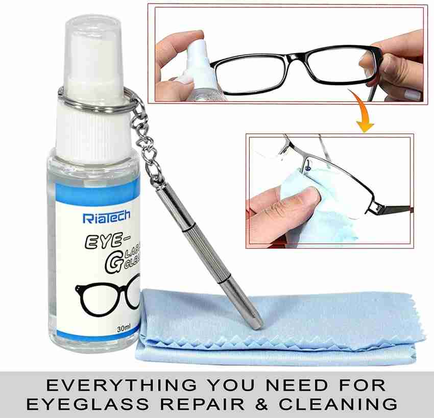 Glasses Cleaning Kit Eyeglass Repair Kit, Eye Glass Cleaners Spray