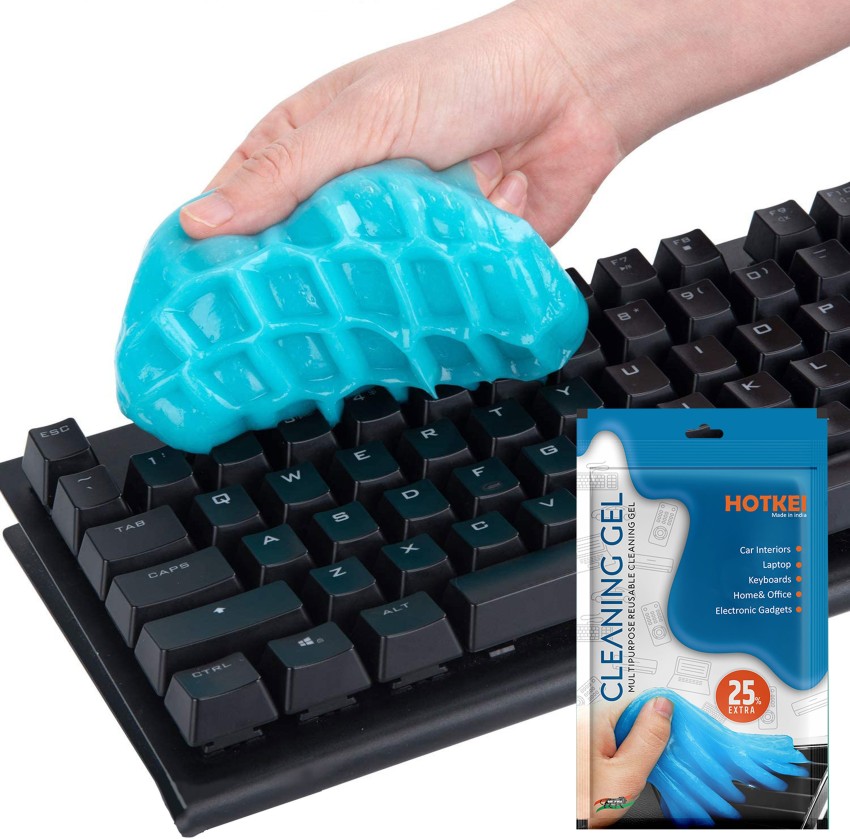 HOTKEI Multipurpose Laptop Pc Computer Keyboard Car Dust Remover Cleaner  Cleaning Slime Gel jelly Kit for Car Interior AC Vent Home Electronics  Remote Laptop Keyboard Cleaner Cleaning Kit for Computers, Gaming, Laptops