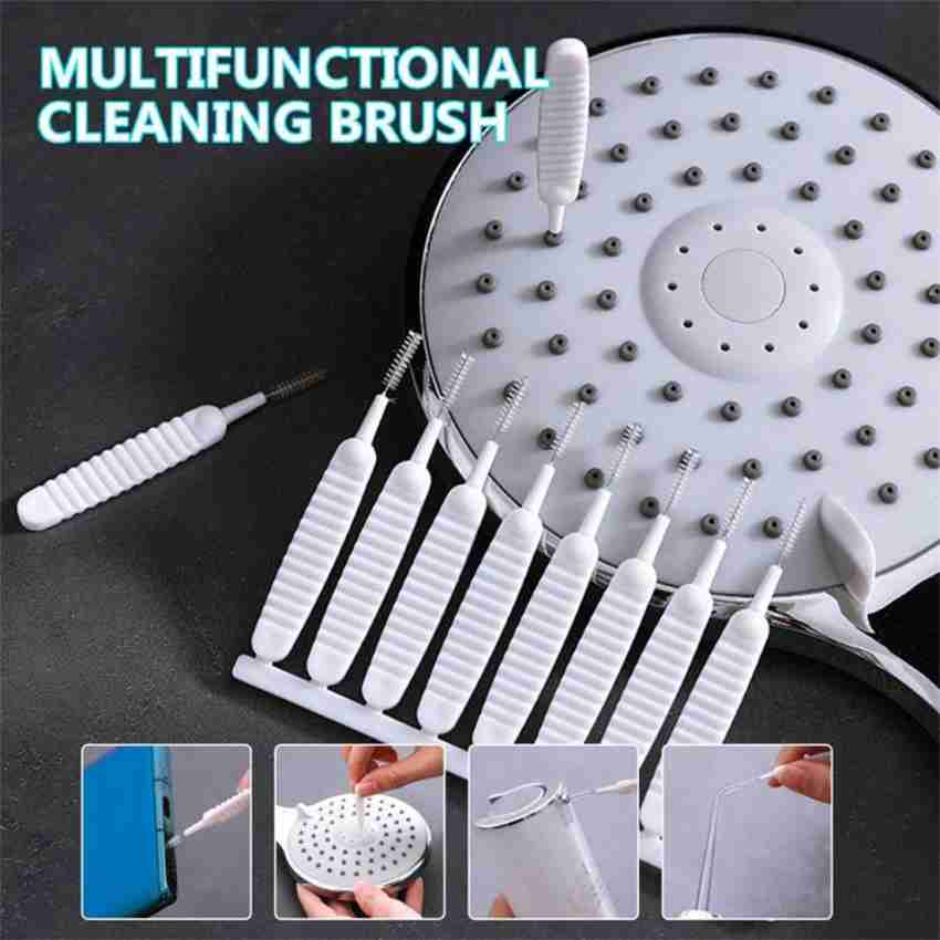 10pcs/set Shower Head Cleaning Brush Tool With Multifunctional Sprayer Hole  Bathroom Gap Mobile Phone Hole Cleaning Household Small Brush