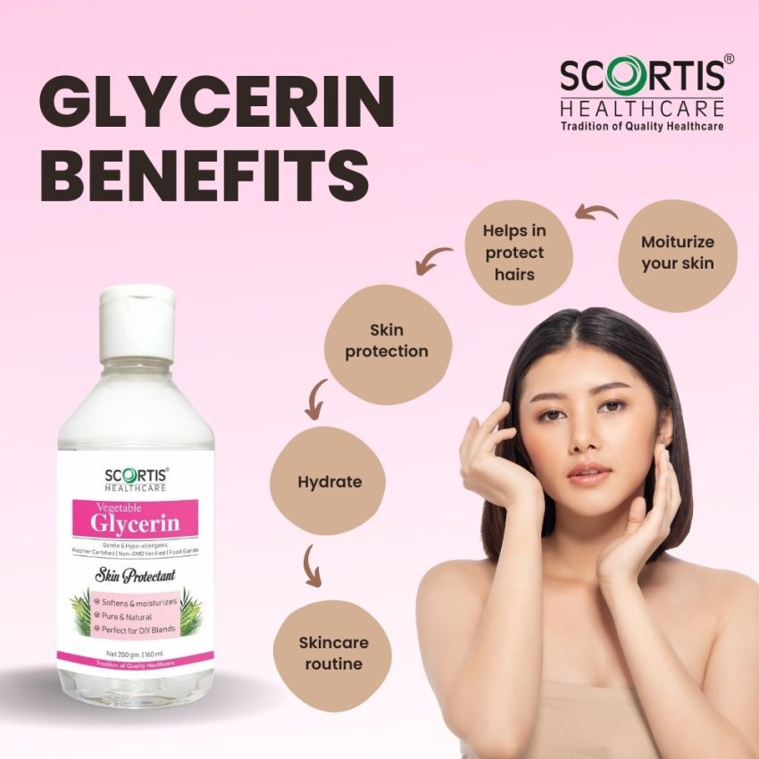 SCORTIS HEALTH CARE Glycerin/Glycerine, Vegetable Glycerin, Beauty & Skin  Care, Hydration & Moisturizing Face Wash